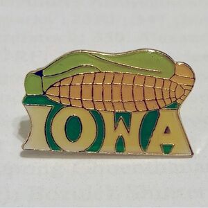 Vintage Iowa Corn Lapel Pin